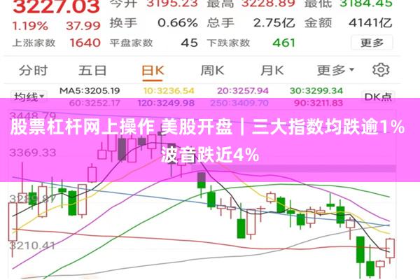股票杠杆网上操作 美股开盘｜三大指数均跌逾1% 波音跌近4%