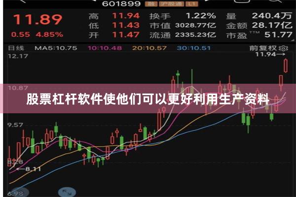 股票杠杆软件使他们可以更好利用生产资料
